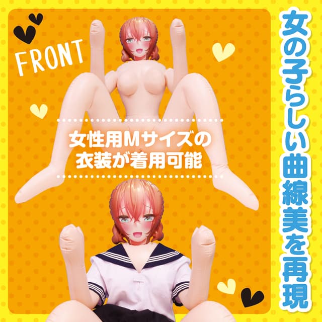 2.5D Girlfriend Standing Face-to-Face