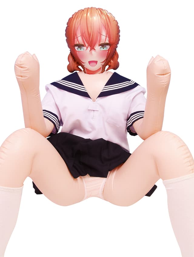 2.5D Girlfriend Standing Face-to-Face